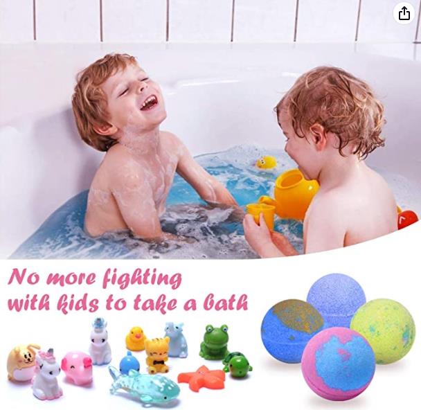 Bath Bombs With Toys