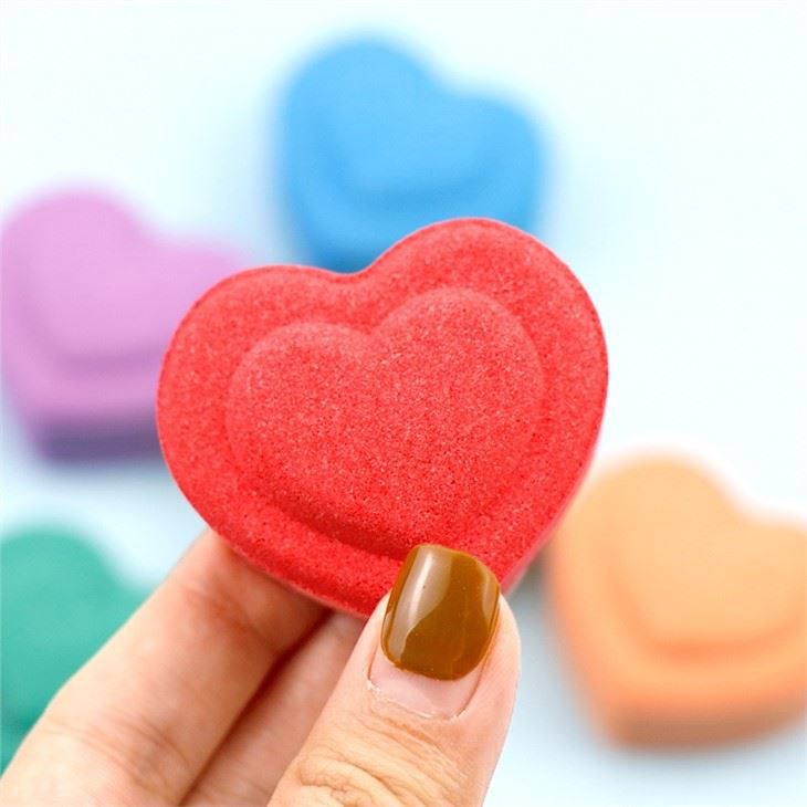 Wholesale Heart Bath Bombs | Romantic Private Label Supplier