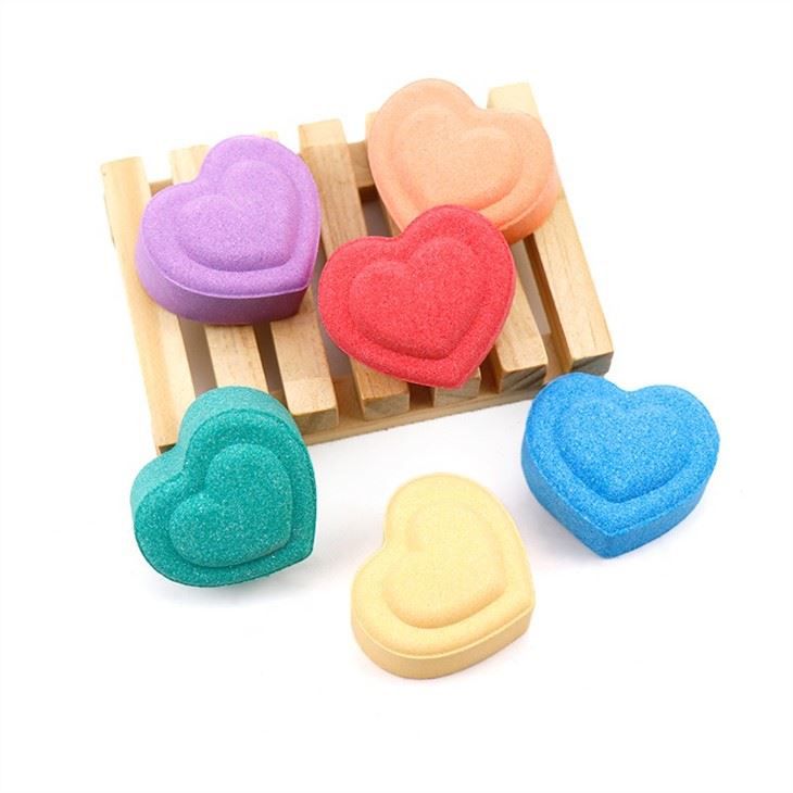 Heart shaped Bath Bombs