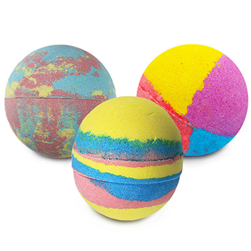 Colorful Ball Bath Bombs