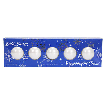 Silver Snow Bath Bomb Set