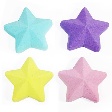 Colorful Star Fizzy Bath Bombs