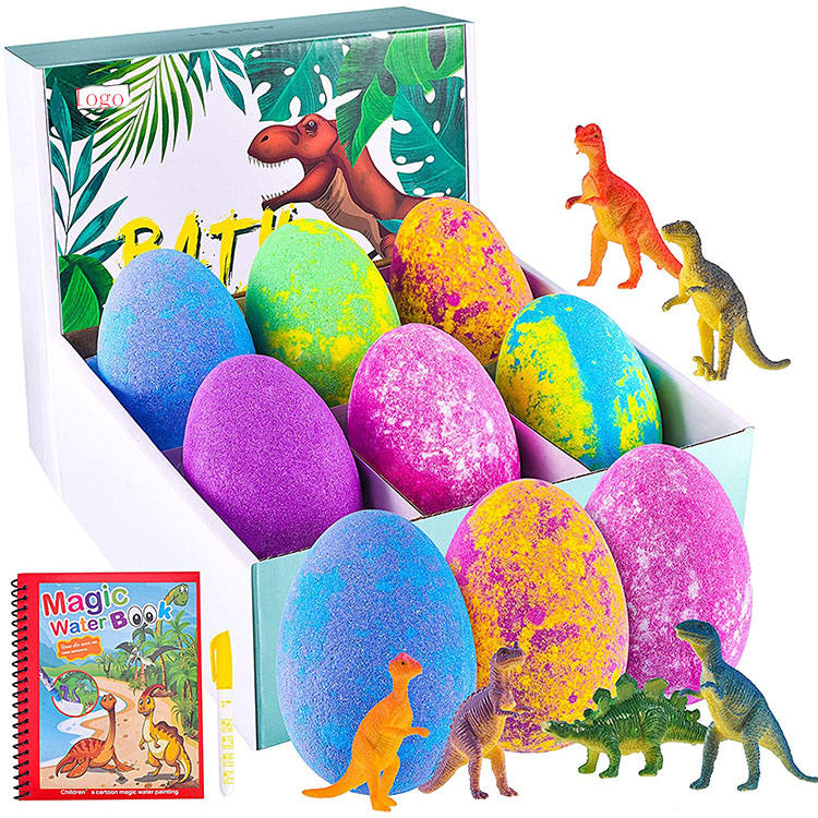 Kids Bath Bomb With Dinosaur Egg Toys Inside
