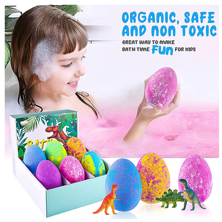 bulk Kids Bath Bomb With Dinosaur Egg Toys Inside wholesale