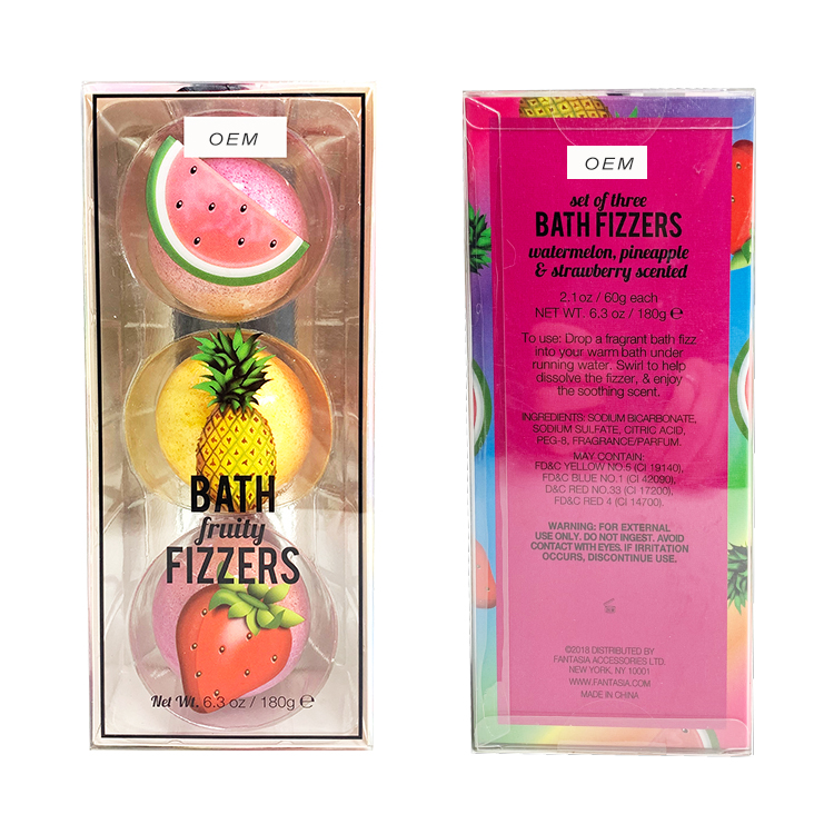 bulk Colorful Bubble Bath Bombs Set wholesale