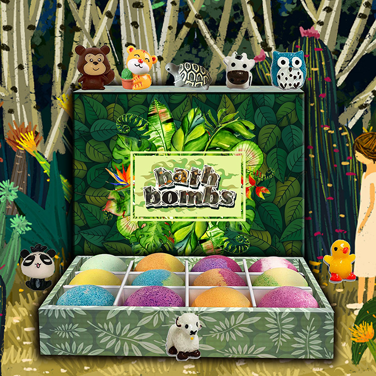 bulk Jungle Safari Bath Bombs Surprise With Toys wholesale