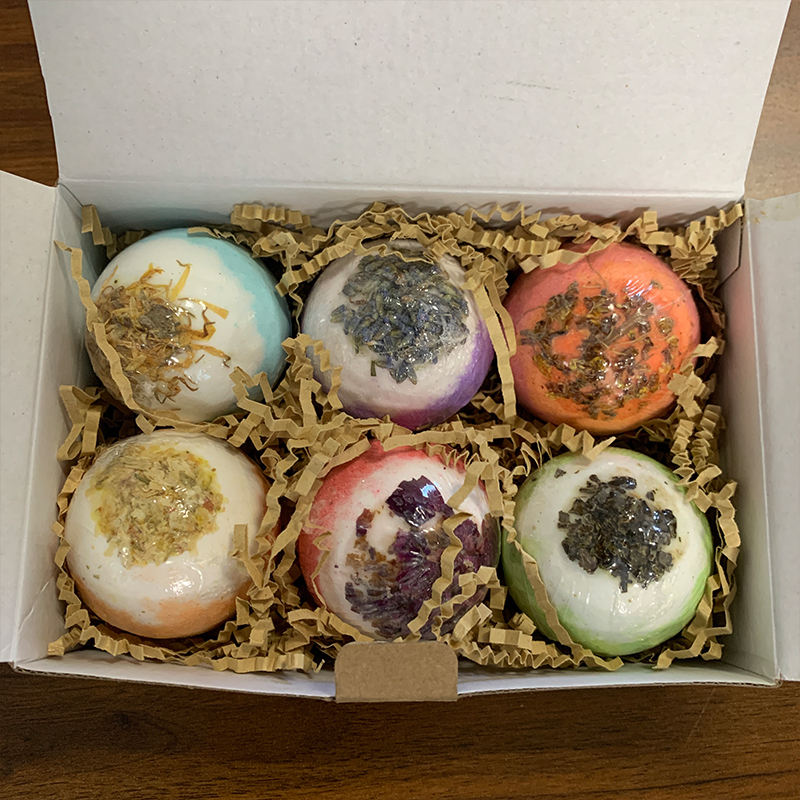  6 Pack Gift Sets Sea Salt Bath bombs