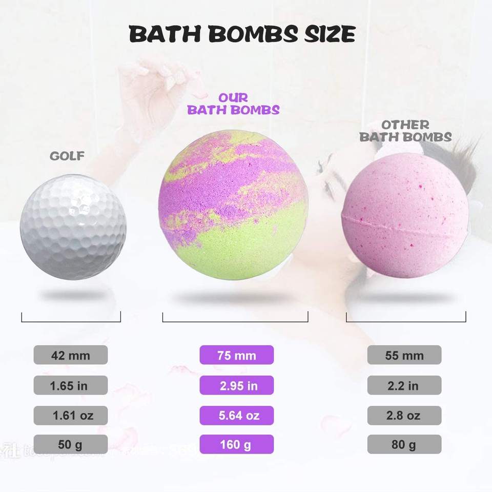 bulk Essential oil Organic bath bombs gift set wholesale