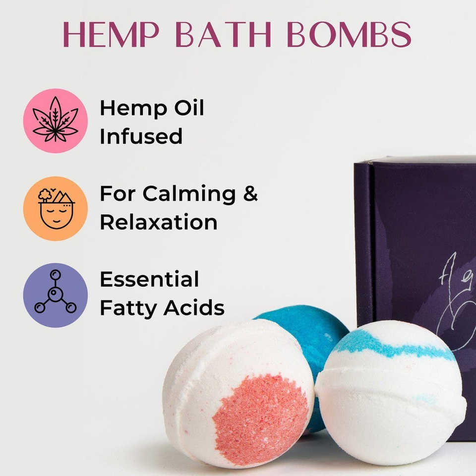 Organic Bath Bomb Gift Set For Women