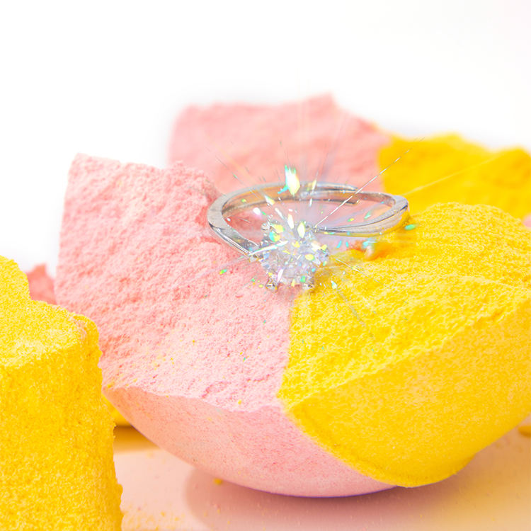 natural bath bombs with rings