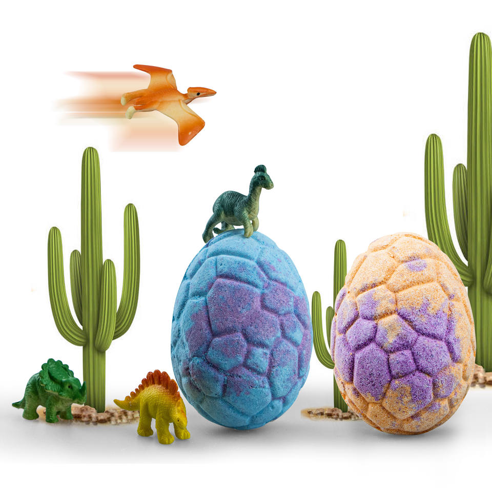 Dinosaur Egg Bath Bomb With Toy Inside