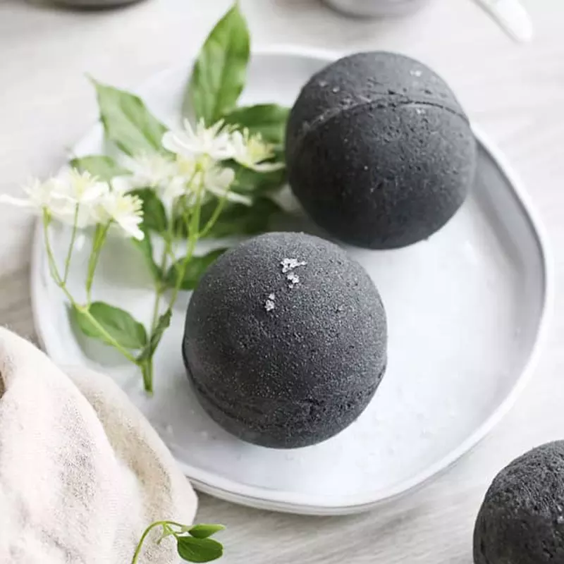 Wholesale Charcoal Detox Bath Bombs - Custom Black Purifying Fizzy Supplier & Manufacturer