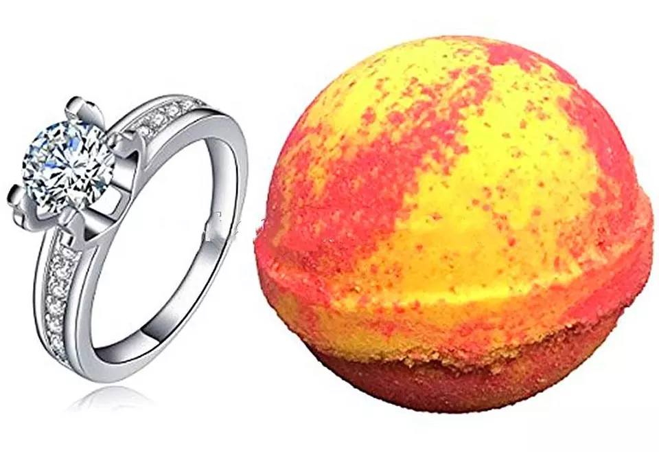bath bombs with rings