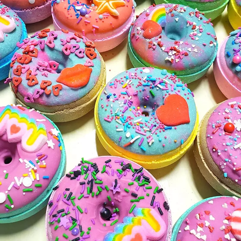 Donut Bath Bomb Wholesale, Donut Bath Bomb Set Supplier And Oem Factory