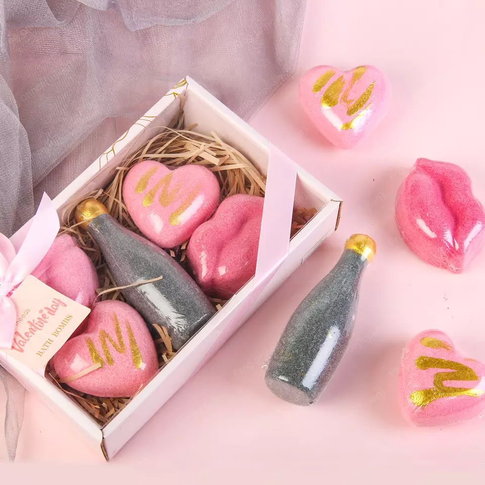 Wholesale Heart Bath Bomb Supplier, Custom Heart Shape Bath Bomb Factory