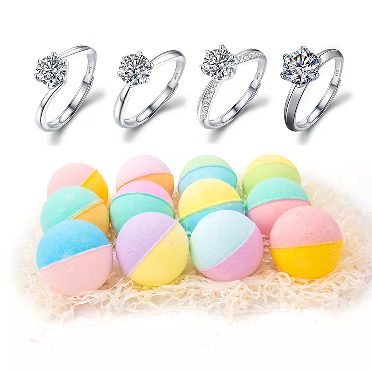 Bath Bomb With Ring Inside For Kids