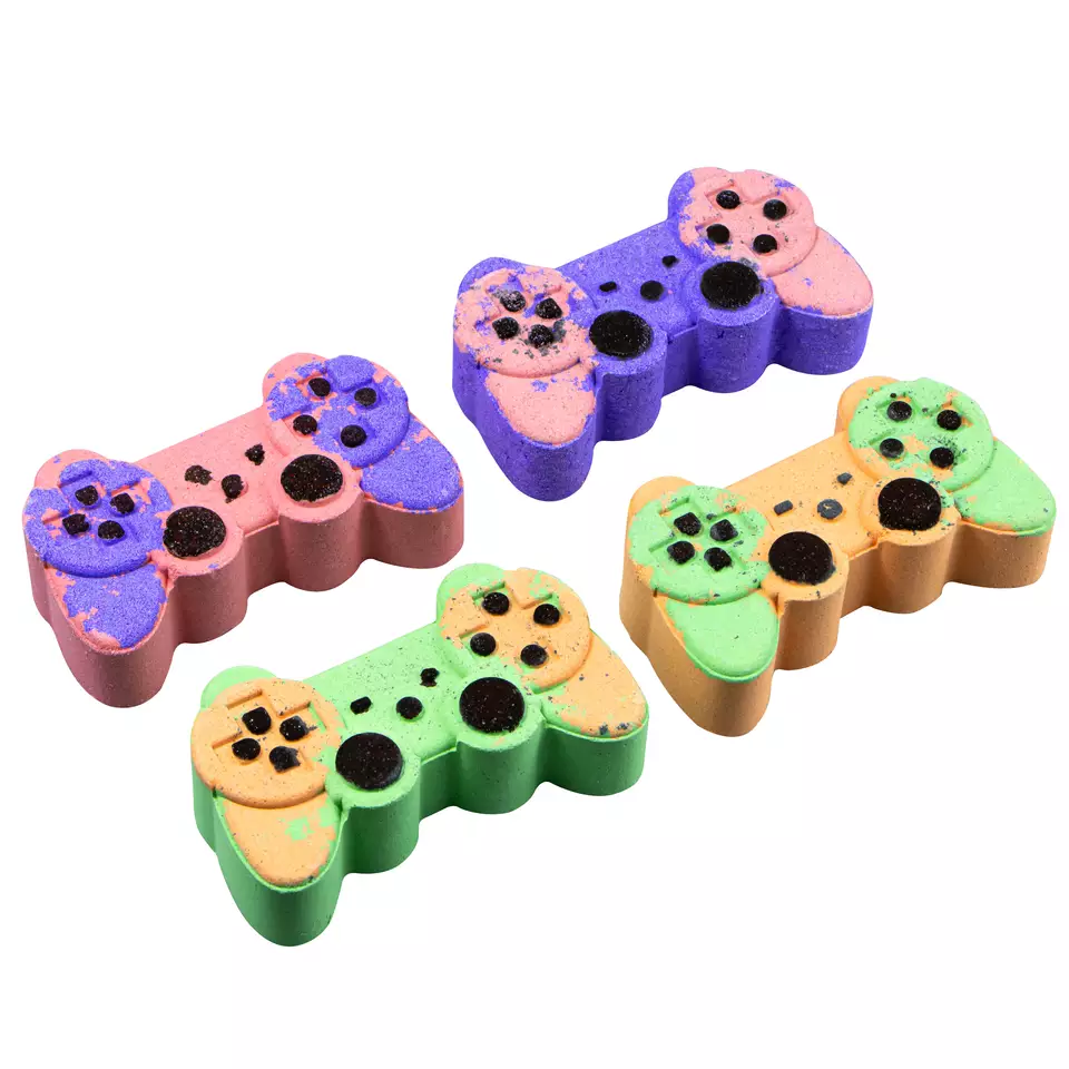 Wholesale Custom Game Controller Shaped Bath Bombs Private Label