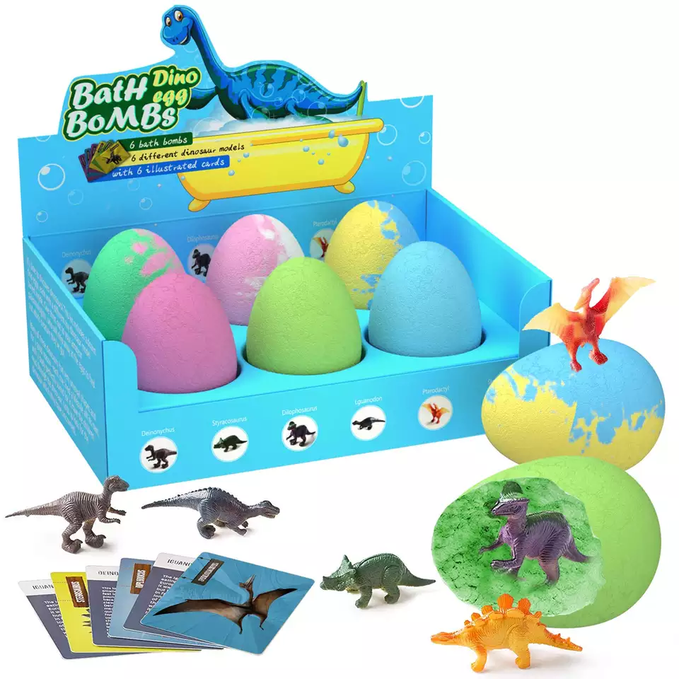 Dinosaur Bath Bombs With Surprise Inside