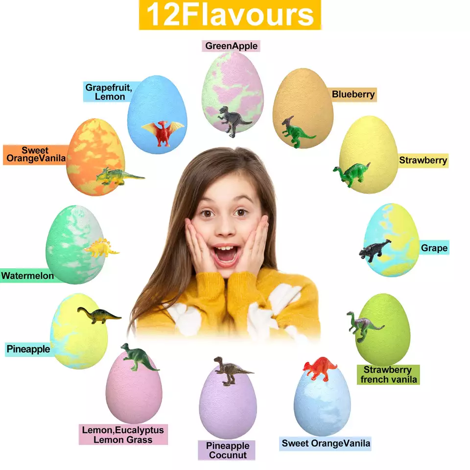 bulk Dinosaur Bath Bombs With Surprise Inside wholesale