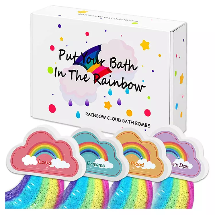 Rainbow Bath Bomb Set