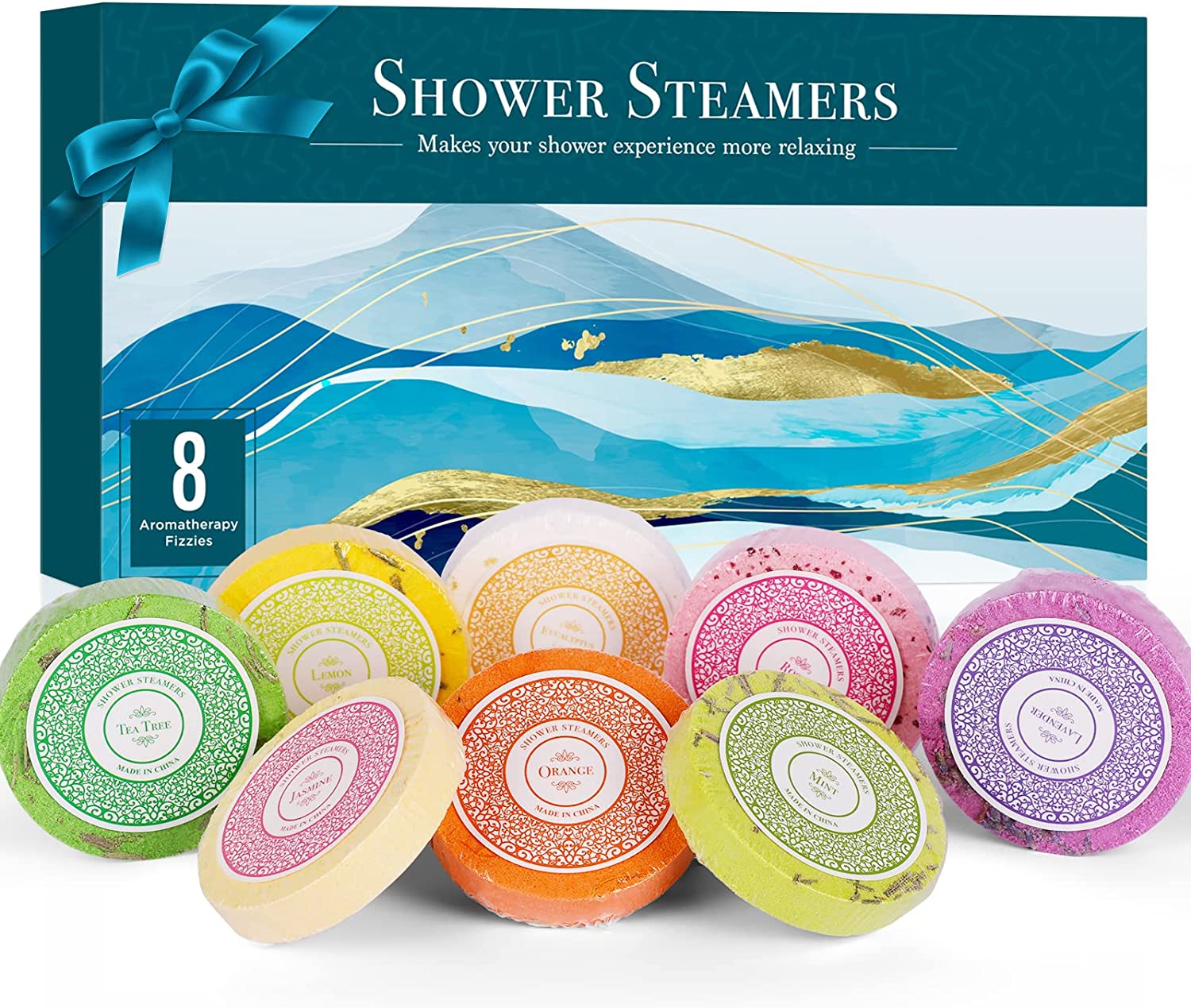 8 Pack Pure Essential Oil Shower Steamers Wholesale Supplier