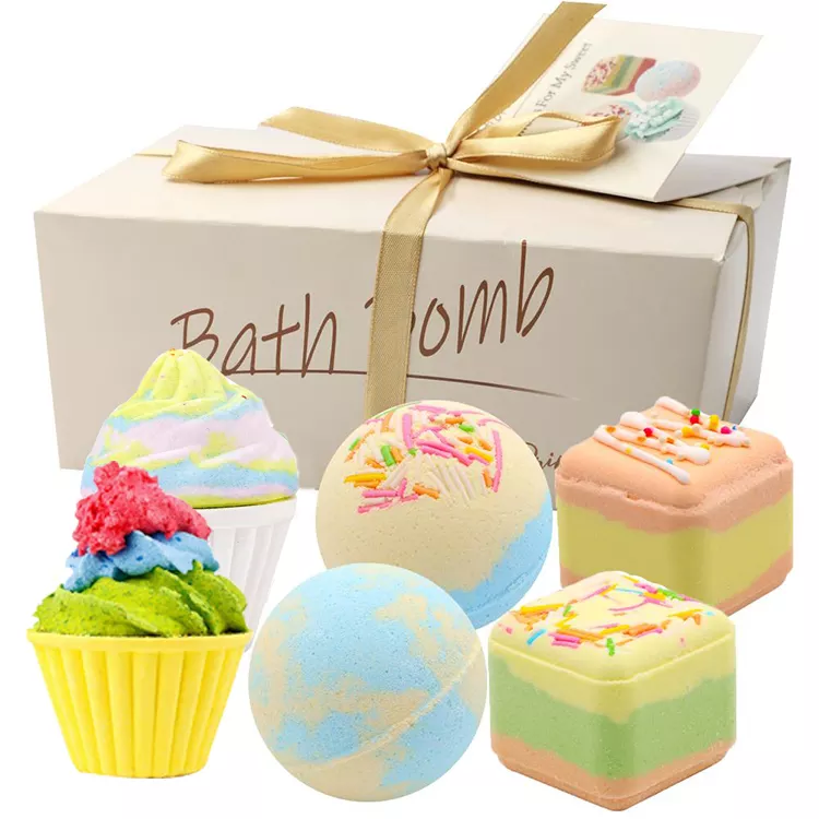 Wholesale Bubble Cup Cake Shape Bath Bomb For Kids China