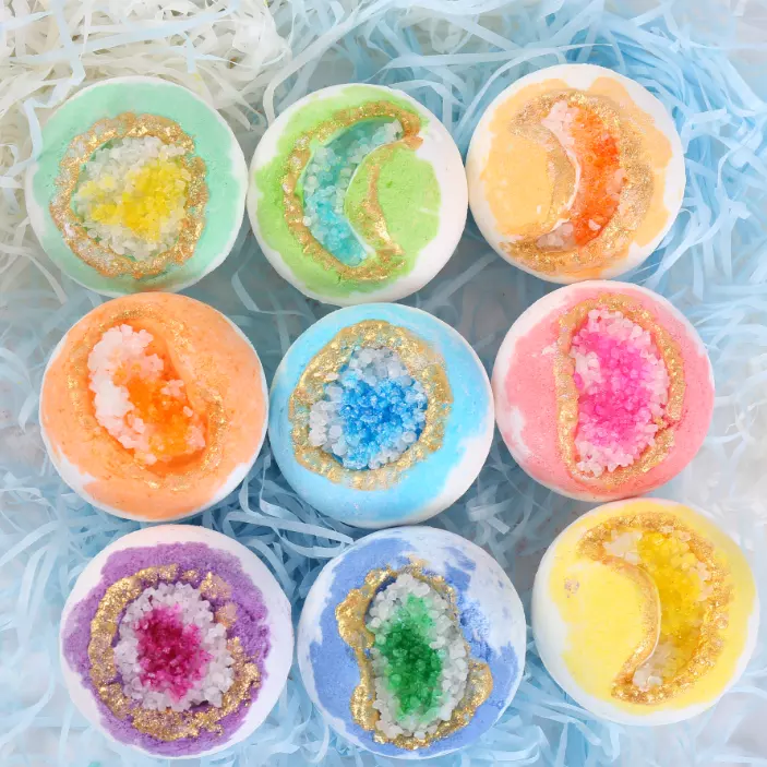 Wholesale Organic Colorful Sea Salt Fizzy Bath Bombs China