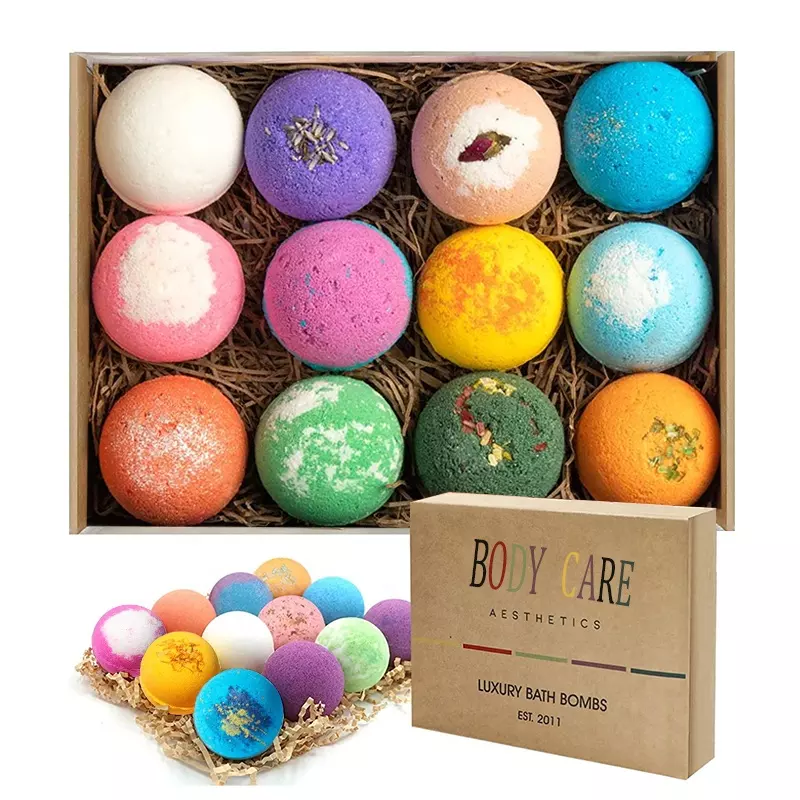 6 Pack Of Large Bath Bombs With Organic Ingredient Wholesale China