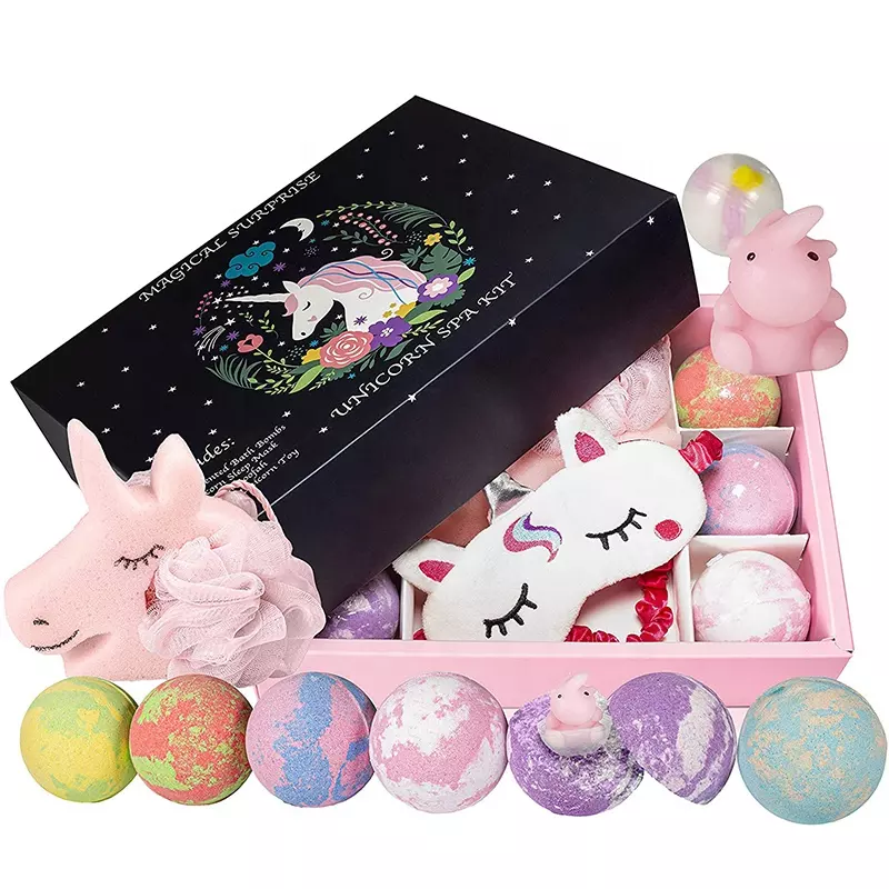 Bulk Kids Surprise Bath Bombs With Unicorns Toys Inside