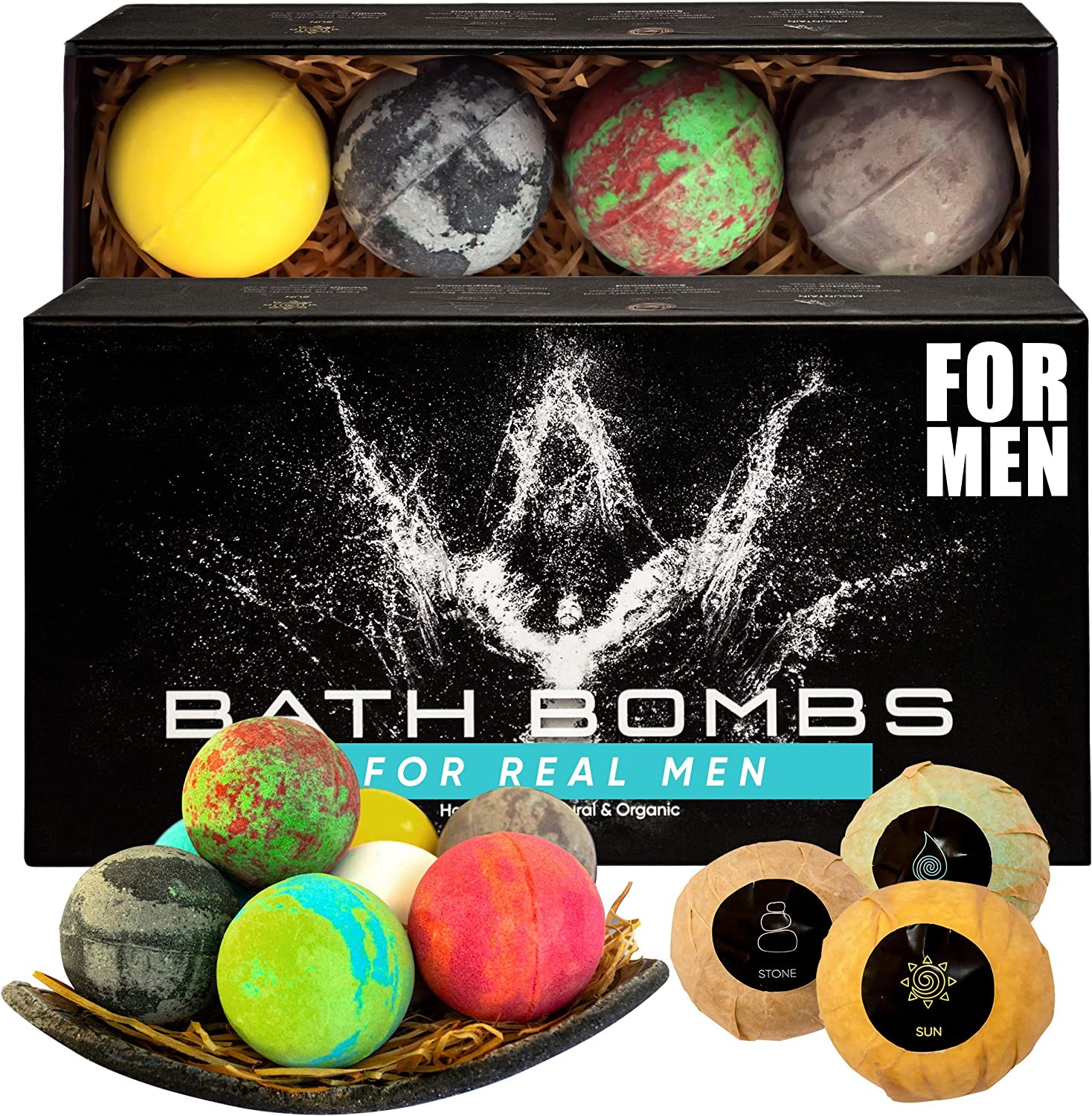Gift Set Of 6 Scenteds Bath Bombs For Men Wholesale