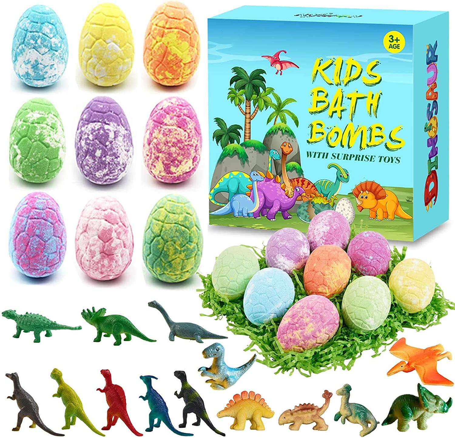 Private Label Dinosaur Bath Bombs Wholesale