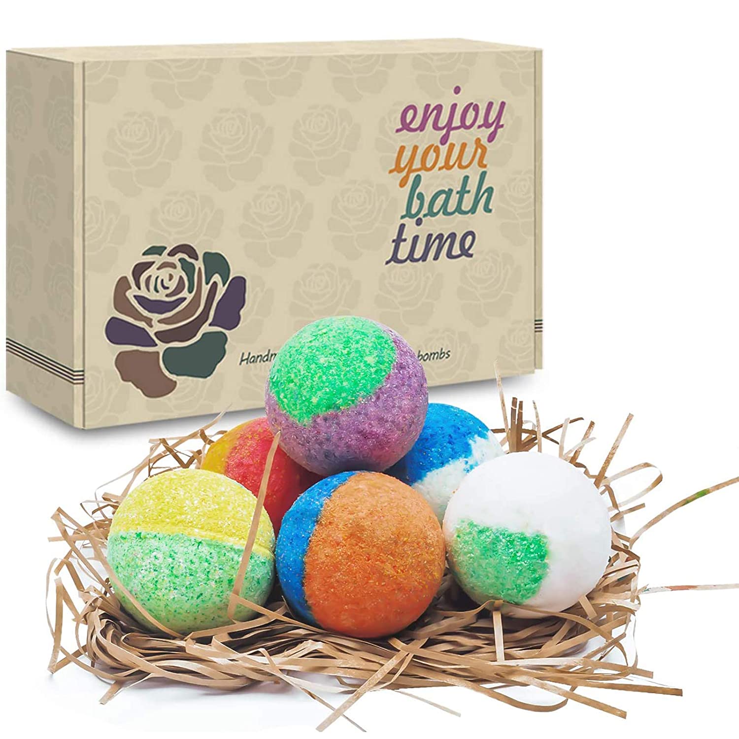 Private Label Organic Bath Bombs Gift Set Wholesale