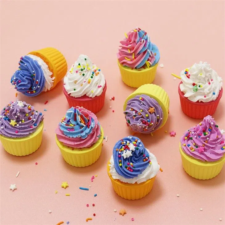 Wholesale Best Organic Cupcake Bubble Bath Bombs