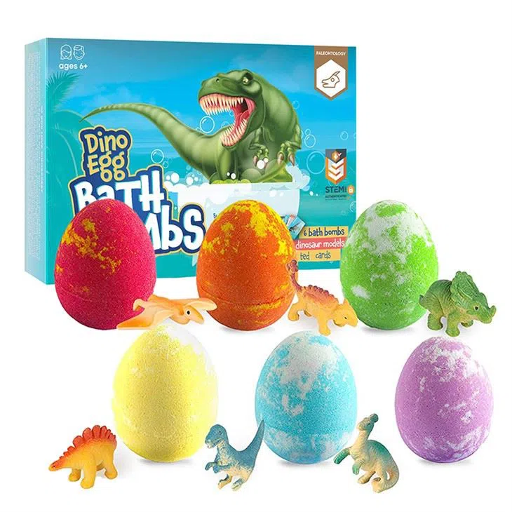 Amazon Hot-selling Kids Bath Bomb With Dinosaur Inside Wholesale