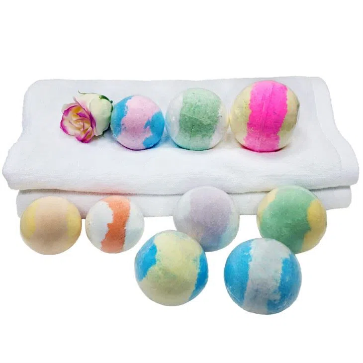 Multi Colored Bath Bombs 