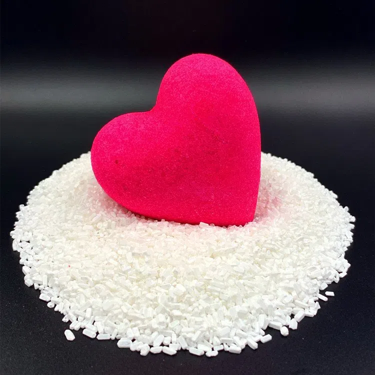 Custom Flame Red Heart Bath Bomb Wholesale China