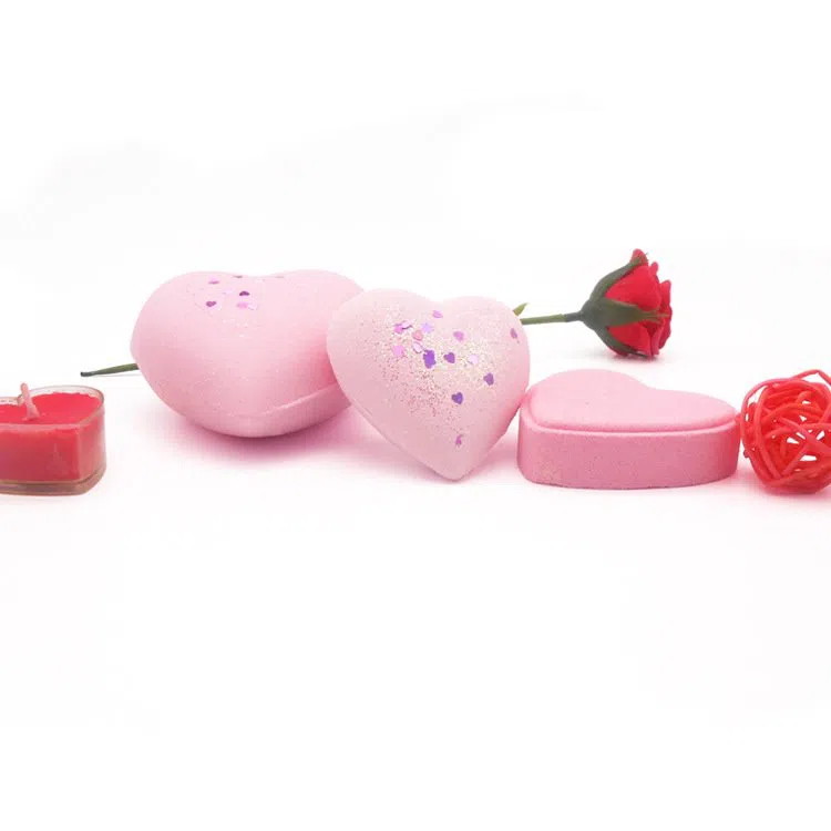 Sakura Pink Heart Bath Bomb Wholesale China
