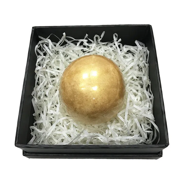 Gold Ball Bath Bomb Wholesale | Bulk Gold Ball Bath Bomb Custom