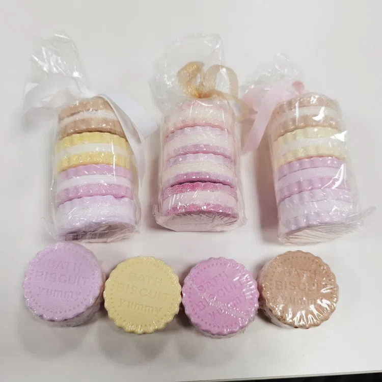 Custom Biscuit Shape Bath Bomb Wholesale China