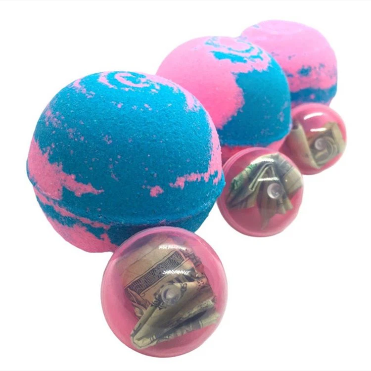 Private Label Mystery Bath Bomb With Money Wholesale