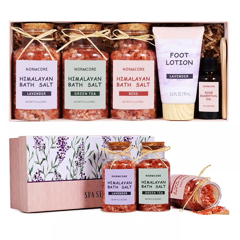 Bulk Floral Scent Rose Dried Flower Bath Salt Wholesale
