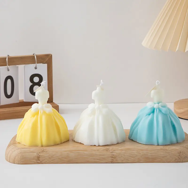 Wedding Candle Ideas Special Dress Shaped Scented Candle Wholesale