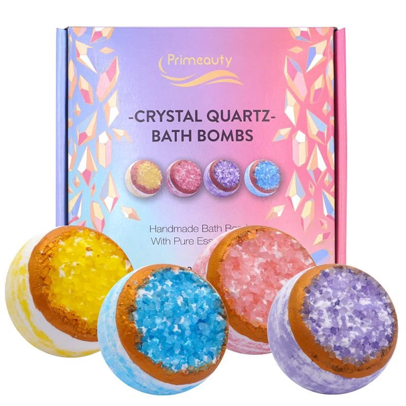 Oem Bath Bombs With Crystals | Bulk Geode Bath Bomb