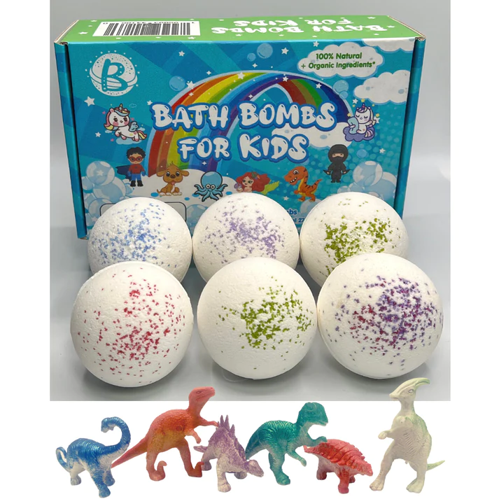 100% Natural Bath Bombs With Dinosaur Surprise Wholesale