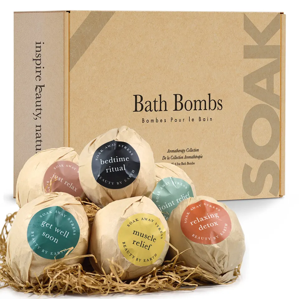 Custom Wholesale Bath Bomb Gift Sets For Men Manufacturer