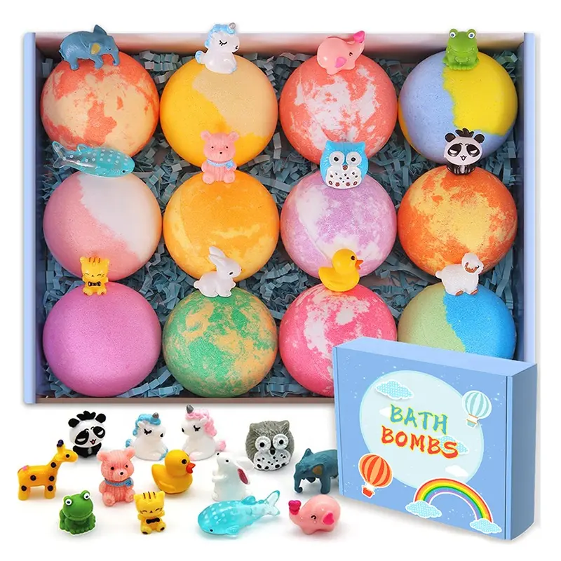 Private Label Bath Bomb With Toy Inside Supplies Wholesale