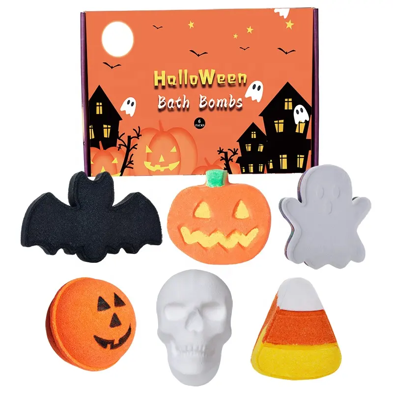 Private Label Halloween Bath Bombs Supplies Wholesale At Low Price