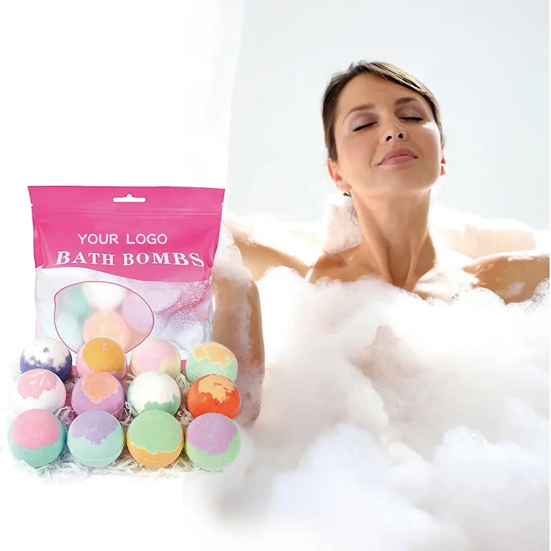 bulk Private Label Glitter Bath Bomb Supplies wholesale