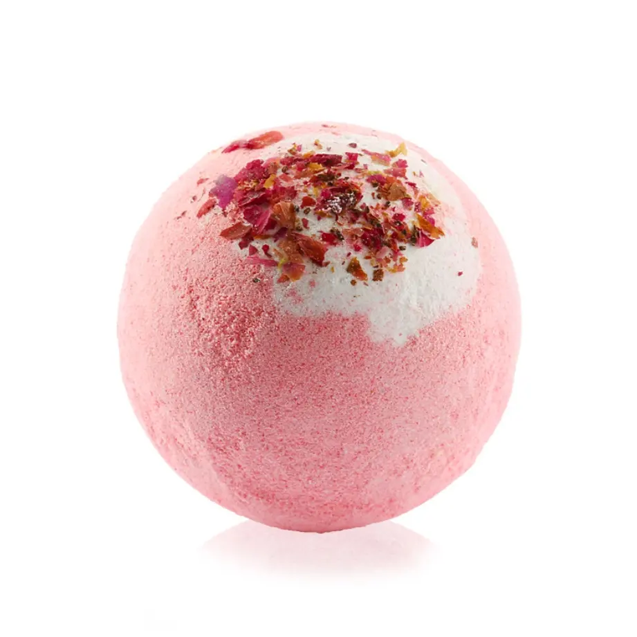 pink bath bomb