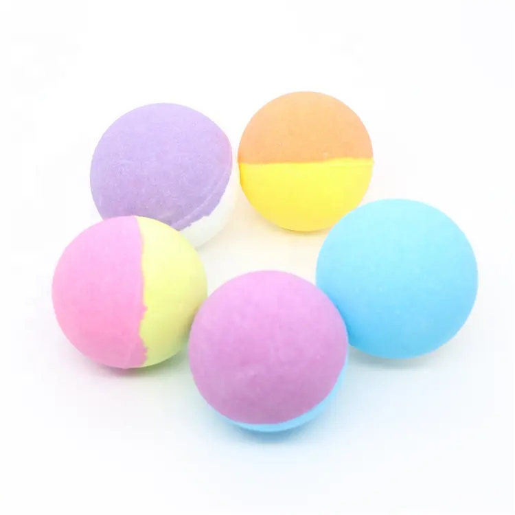 colorful bath bombs